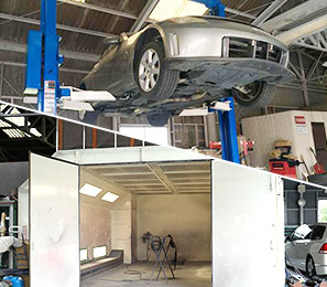 充実した塗装設備